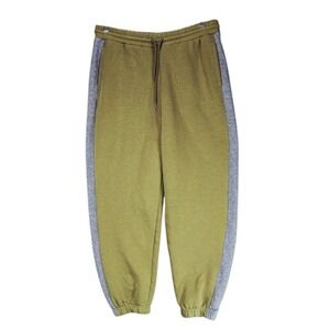 Levis Sweatpants Joggers XL Men Olive Green Gray Tuxedo Stripes 36x29 Loungewear